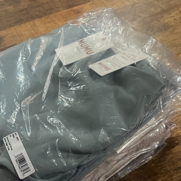 Show Me Your Mumu Verona Cowl Dress Silver Sage Crisp NWT - Picture 7 of 7